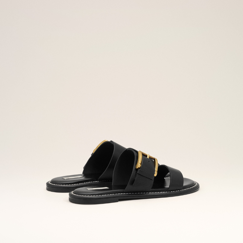 Women’s Buckle Strap Flat Sandals