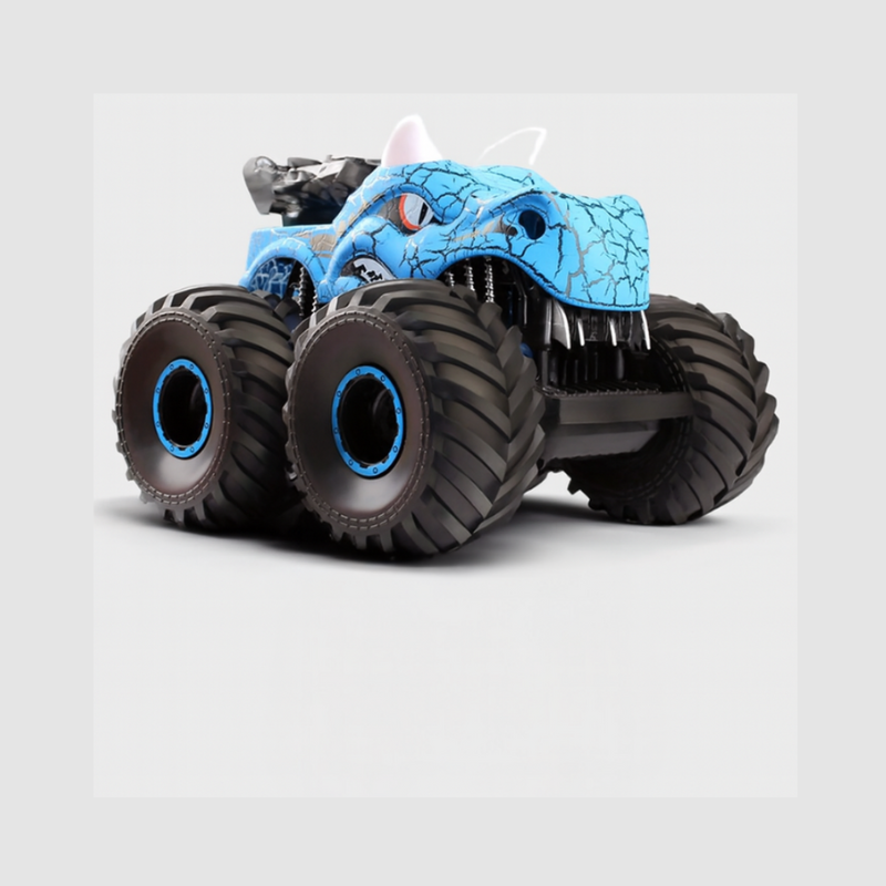 DinoBlaze – RC Monster Truck with LED Lights & Smoke Effect