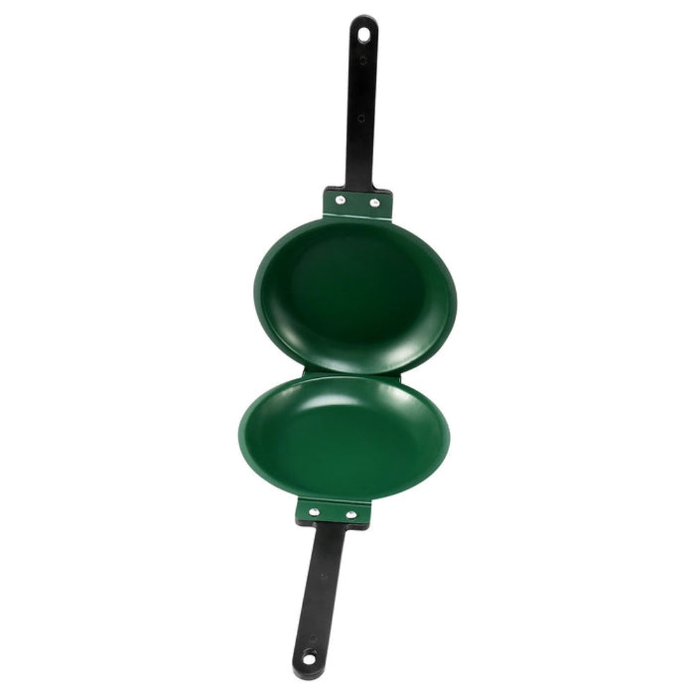 FlipMate – Tigaie compactă pentru clătite cu mânere duble și design ușor rotativ
