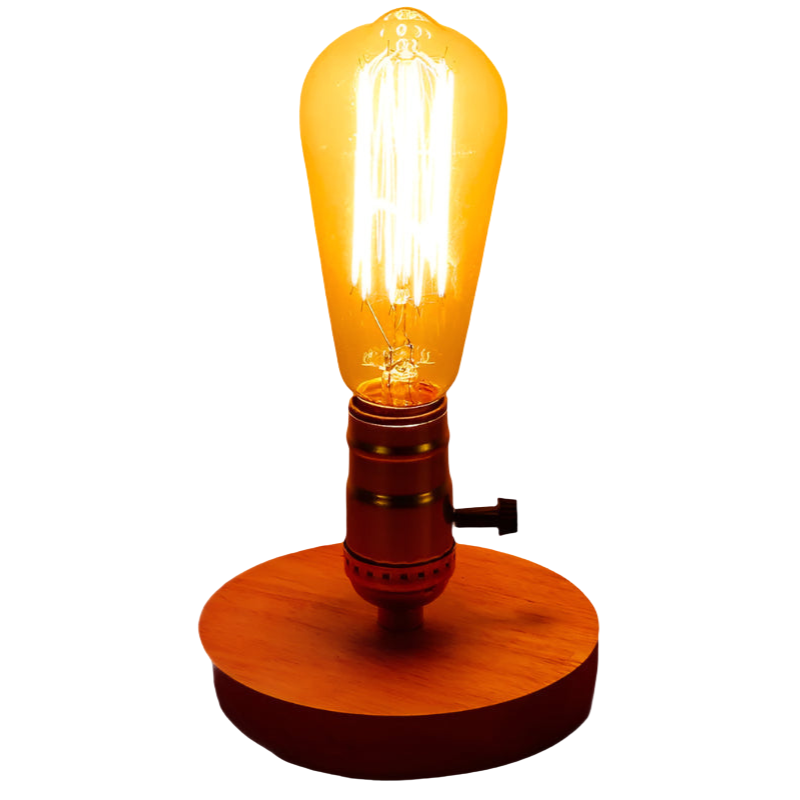 OakCraft – Lampă de masă LED din lemn