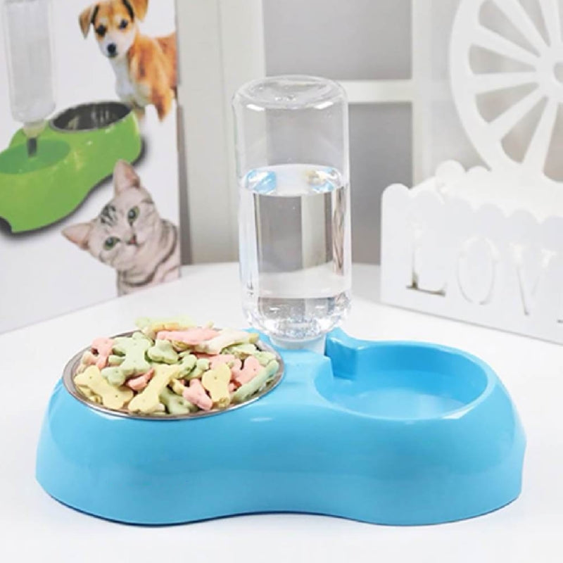 EasyFlow - Ciotola intelligente per animali domestici con sezione acqua ricaricabile e base antiscivolo