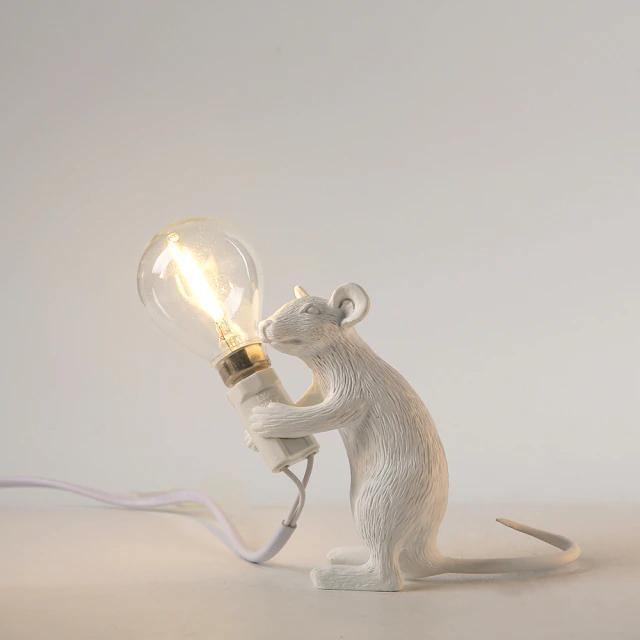 GlowNest - Speelse lamp in de vorm van een muis