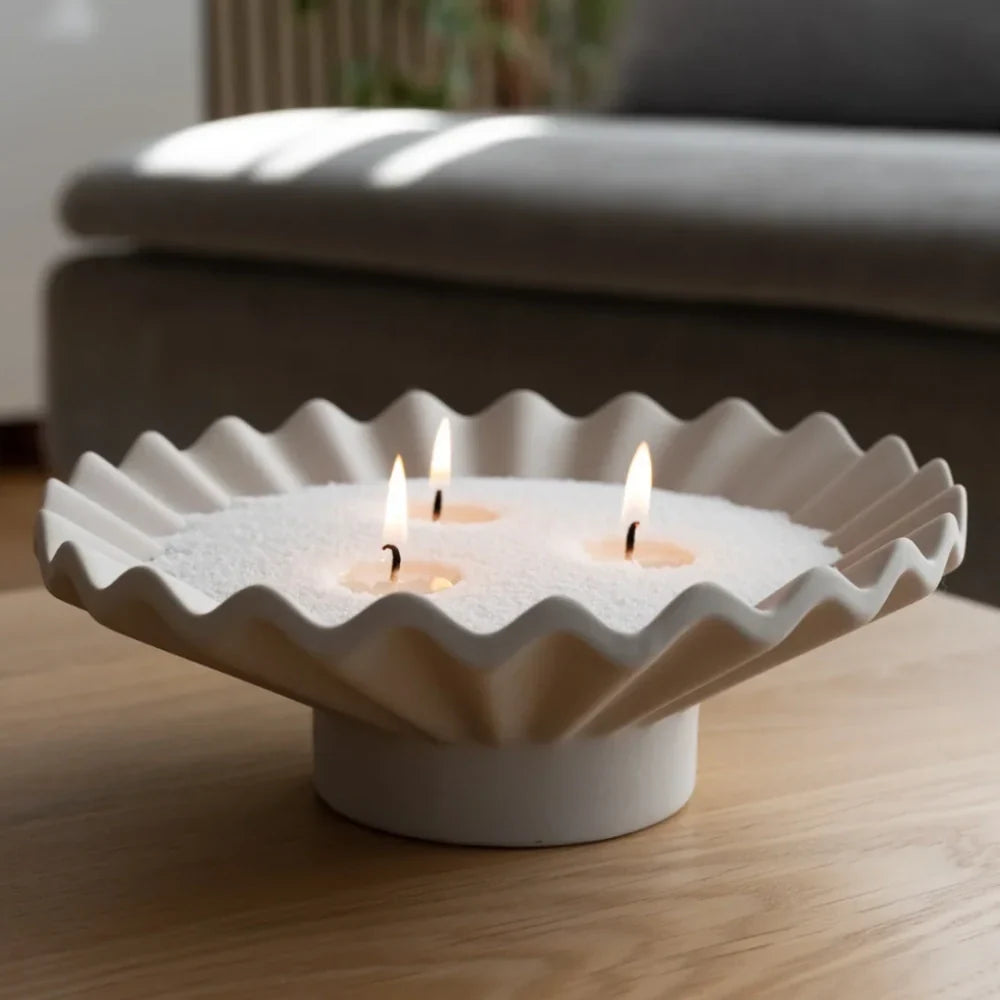 SandWick - Kit per candele con sabbia e stoppini personalizzabili