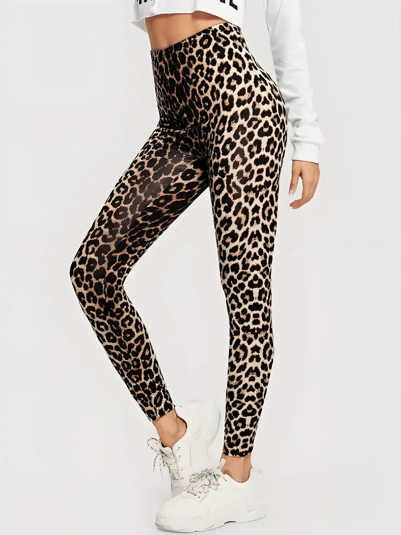 Zoe - Legging à imprimé léopard et taille haute pour un look audacieux