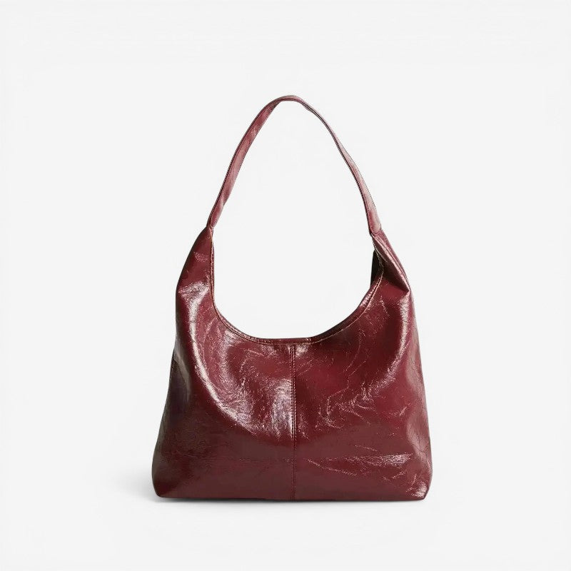 Women’s Compact Crossbody Bag with External Zipper Pocket