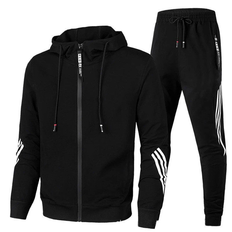 Max - Slim-Fit tracksuit with hood and zip