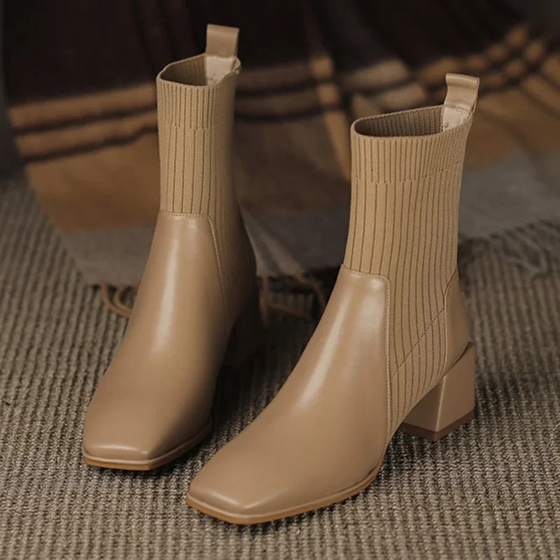 Babsi - Lightweight non-slip ankle sock boots for comfort