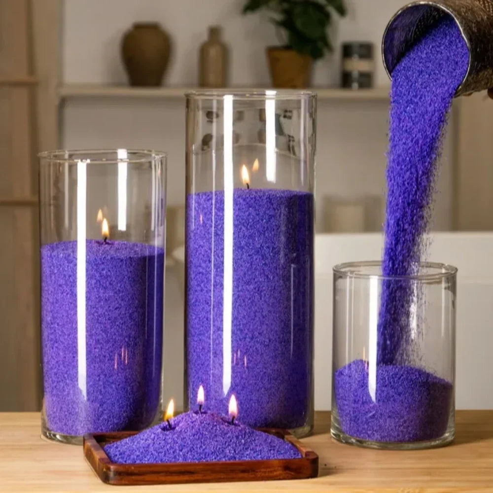 SandWick - Kit per candele con sabbia e stoppini personalizzabili