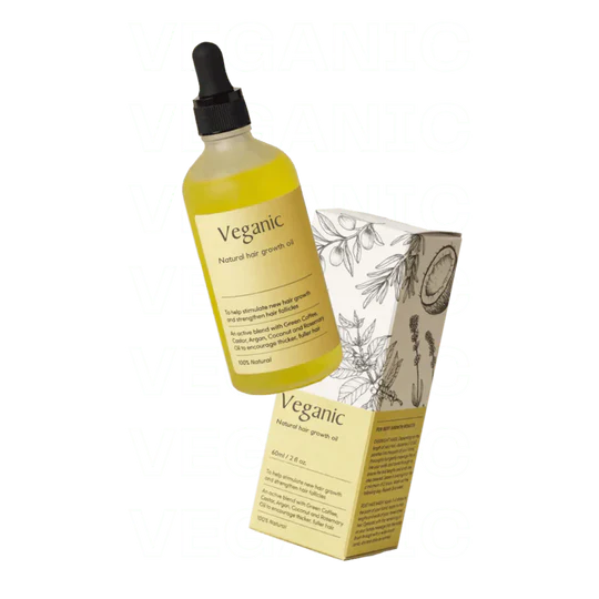 VeganicGrow – Natuurlijke Haargroeiolie met Groene Koffie & Argan voor Dikker, Voller Haar