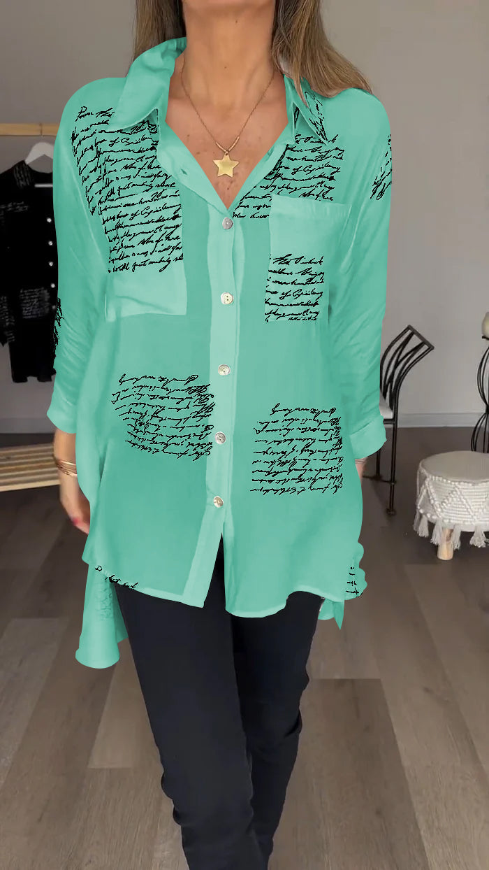 CozyPrint™ - T-shirt doux à lettres