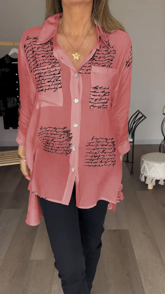 CozyPrint™ - T-shirt doux à lettres