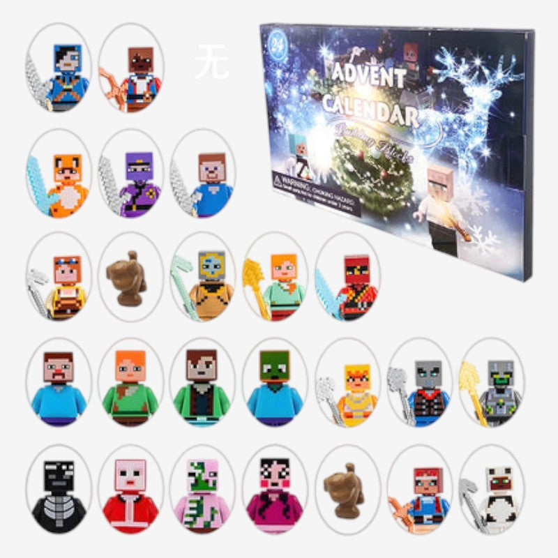 MiniVerse – Calendario dell'Avvento con Minifigure Anime per il Periodo del Conteggio alla Rovescia di Natale