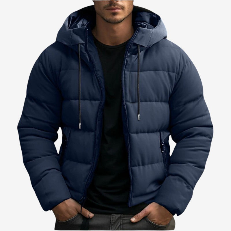 Jack – Pufferjack met Lange Mouwen Verstelbare Capuchon en Zakjes