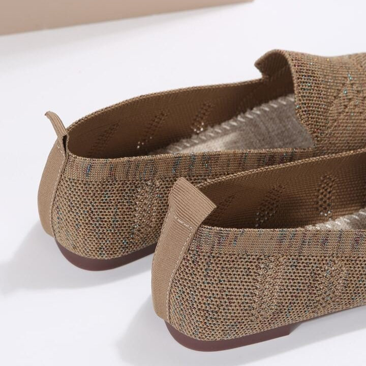 Lina - Lekkie płaskie buty z oddychającą siateczką i antypoślizgową podeszwą
