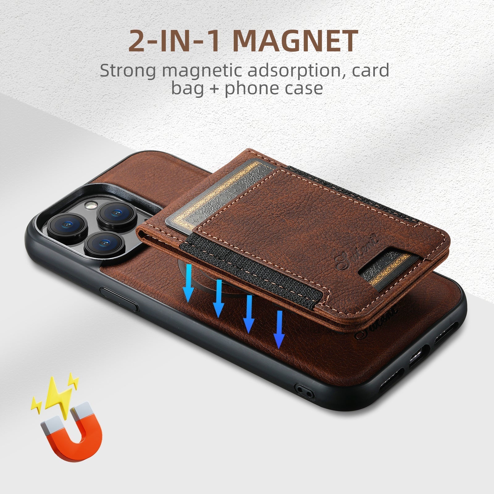 LuxLeather - Elegant mobile bag with handy features for modern living