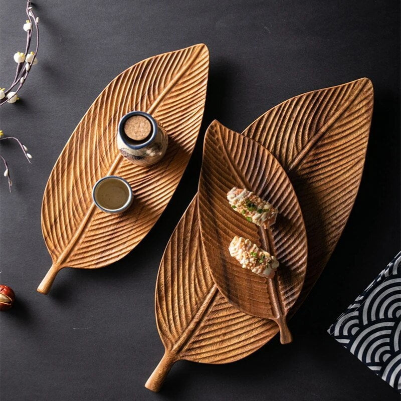 LeafTray – Servírovací tác s rukojetí a designem inspirovaným listem