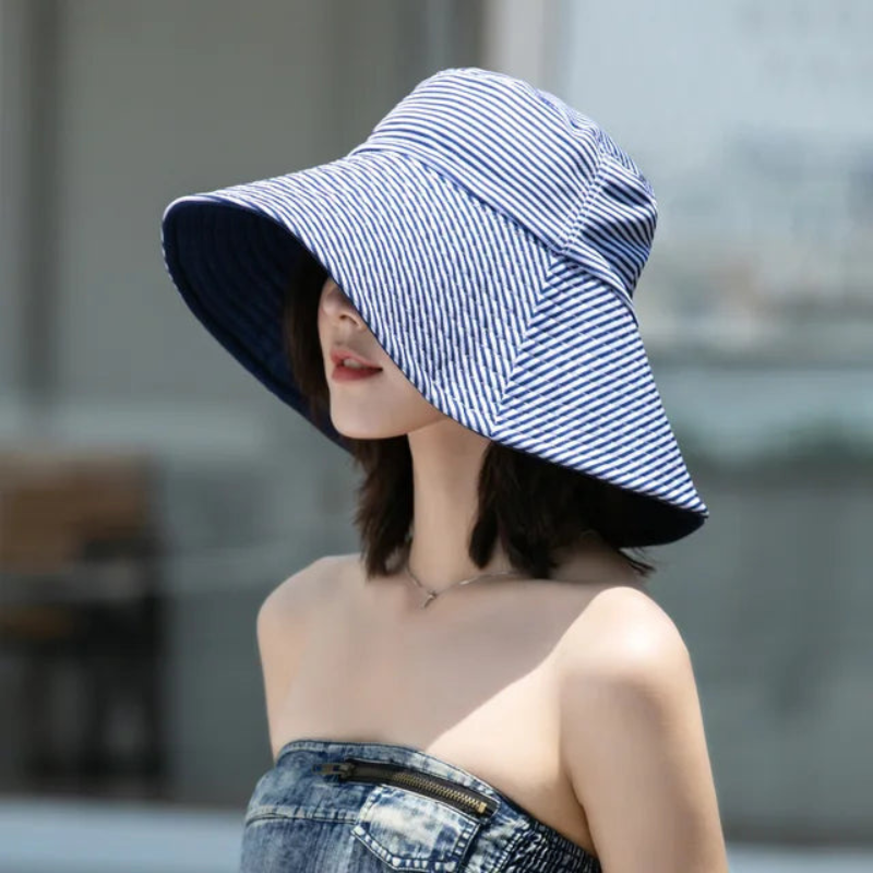 Vyanna - Pălărie tip bucket reversibilă cu design pliabil