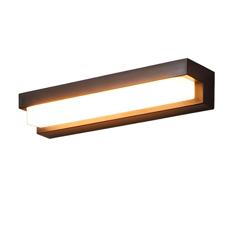 BrightLine – Rectangular Outdoor Wall Lamp with Sleek Design