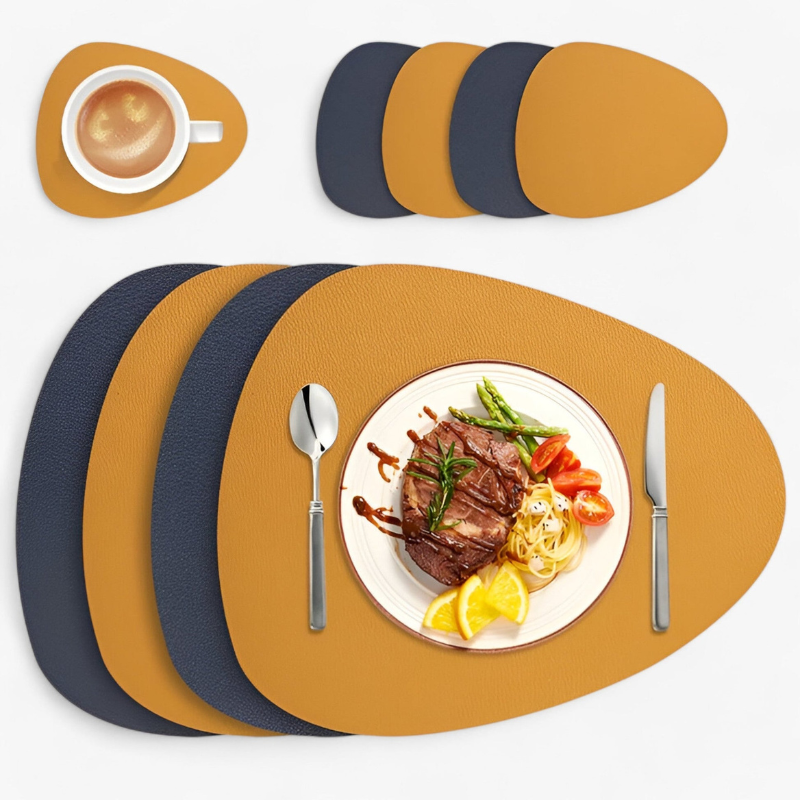 TableGrace – Elegantné obojstranné prestierania a podložky pod poháre sety