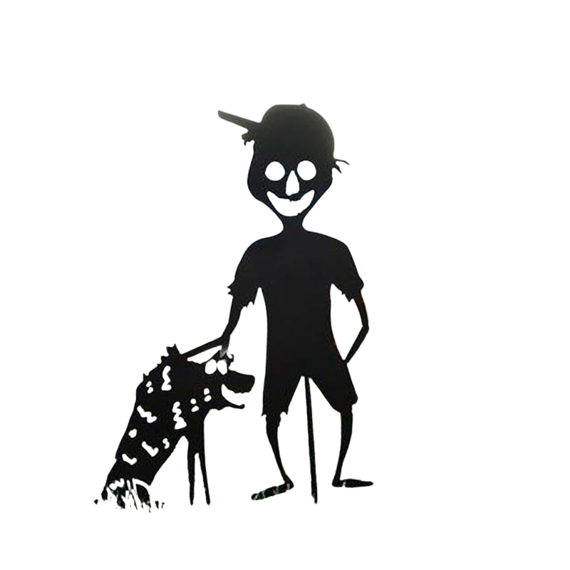 ScareSilhouette – Décoration de Jardin avec Effet d'Ombre pour Halloween