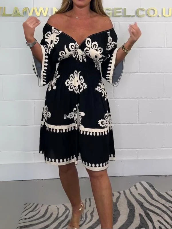 ChicGrace™ - Robe confortable à col en V et tendance