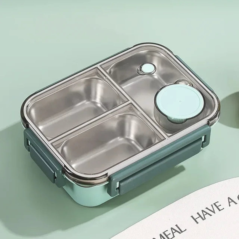LunchMate - Kompaktní izolovaná nádoba na jídlo s nepropustným víkem a přenosným tvarem