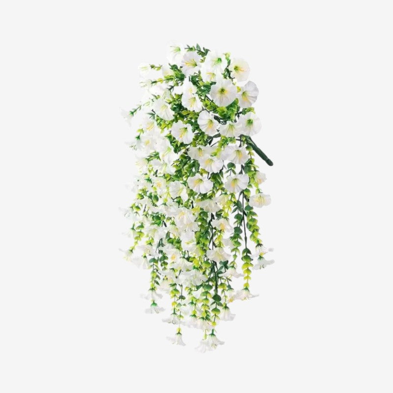 FlowerGlory – Decorazione floreale artificiale da appendere per balcone e giardino