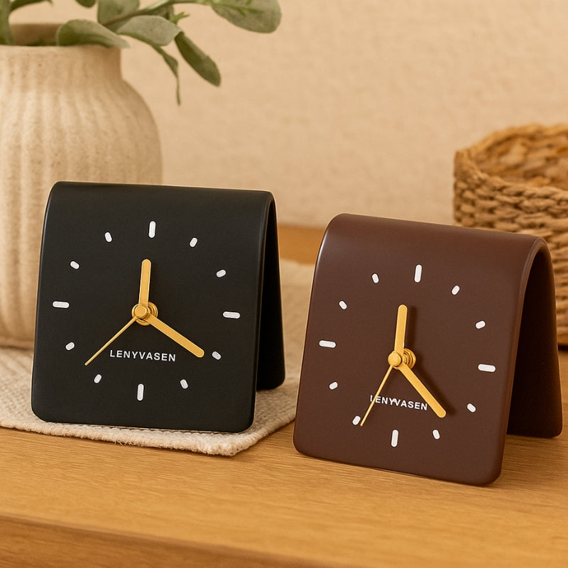 FormHaven – Orologio da tavolo minimalista con display digitale e design essenziale