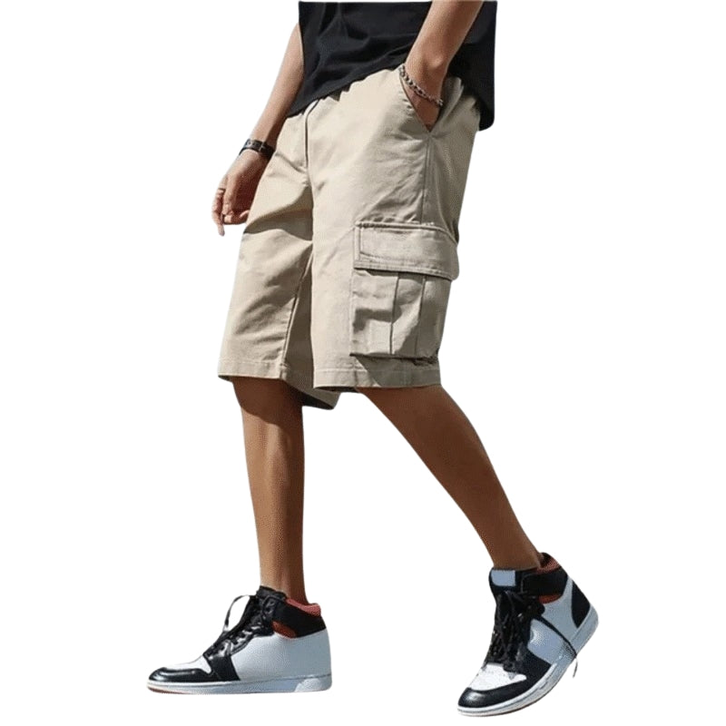 Lucas – Short cargo moderne avec multiples poches et coupe ajustable