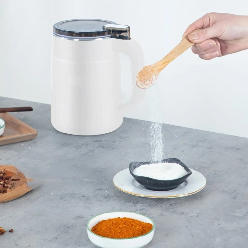 GrindPro – Grain Grinder with Handle and Button Control