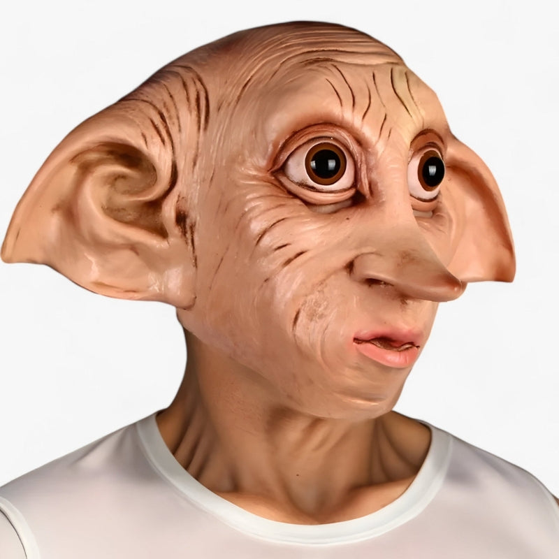 MystiMask – Realistyczna lateksowa maska elfa Dobby’ego na cosplay i Halloween