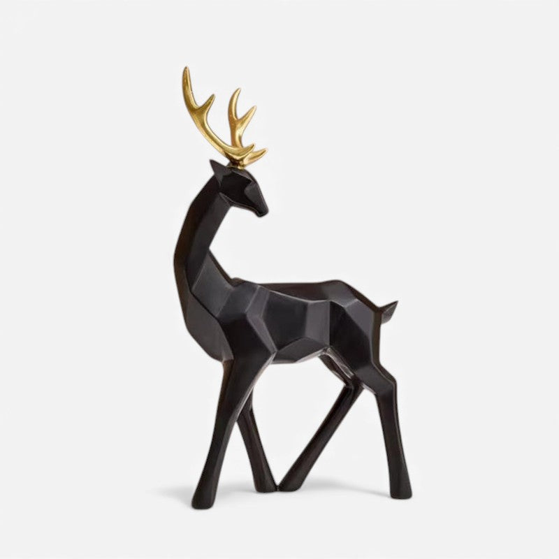 DecoDeer - Geometric Deer Figurine for Indoor Decoration