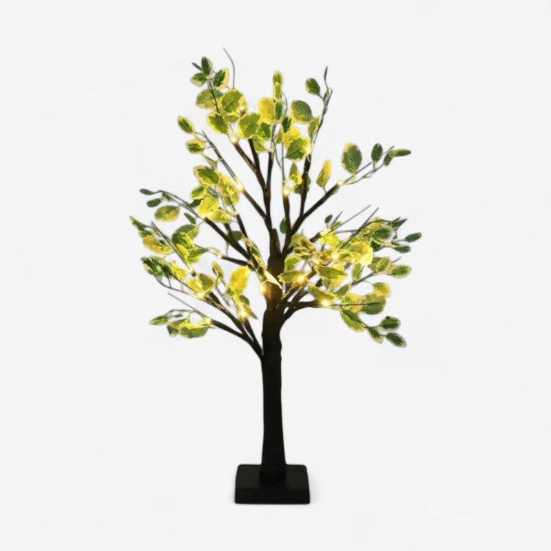 GlowTree – Lampa stołowa LED z ładowaniem i designem w kształcie drzewa