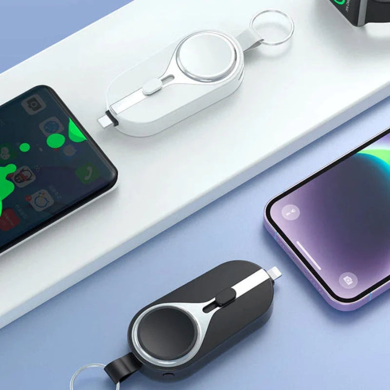 ClipVolt – Mini Powerbank cu Clema pentru Încărcare Wireless pentru Confort la Încărcare
