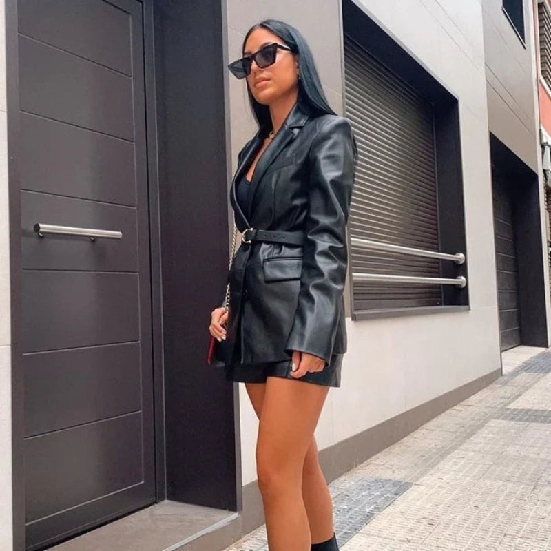 Cecilia - Jachetă cu mâneci lungi și buzunare laterale