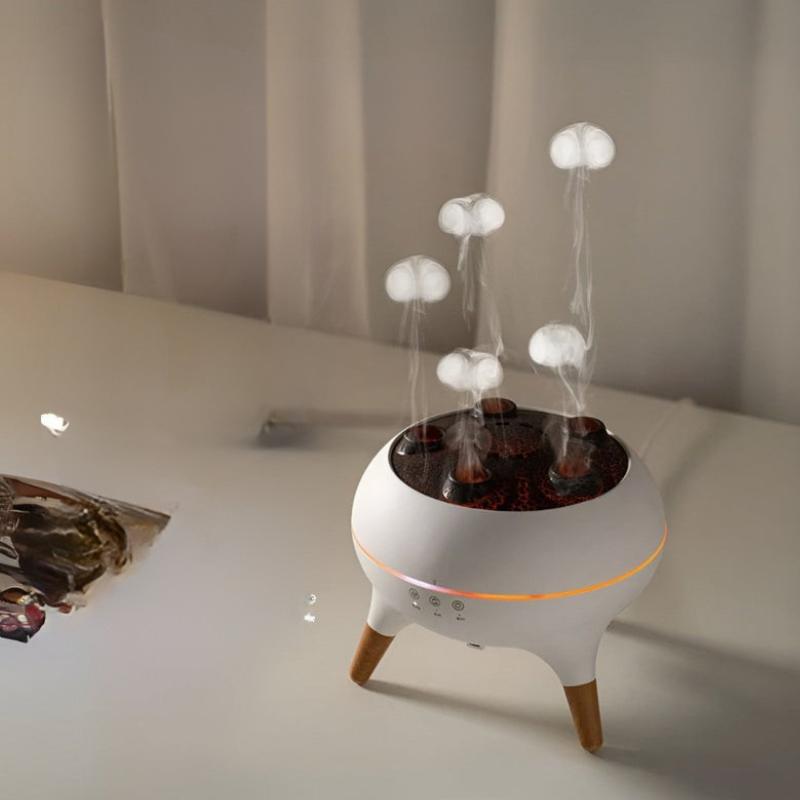 AquaJelly - Diffuseur d’arômes avec effet méduse et changement de couleur LED