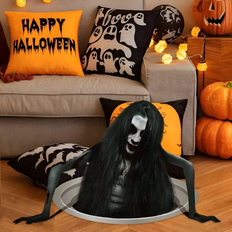 GhostGlam - Décalcomanies 3D cheveux fantômes pour sols et fenêtres