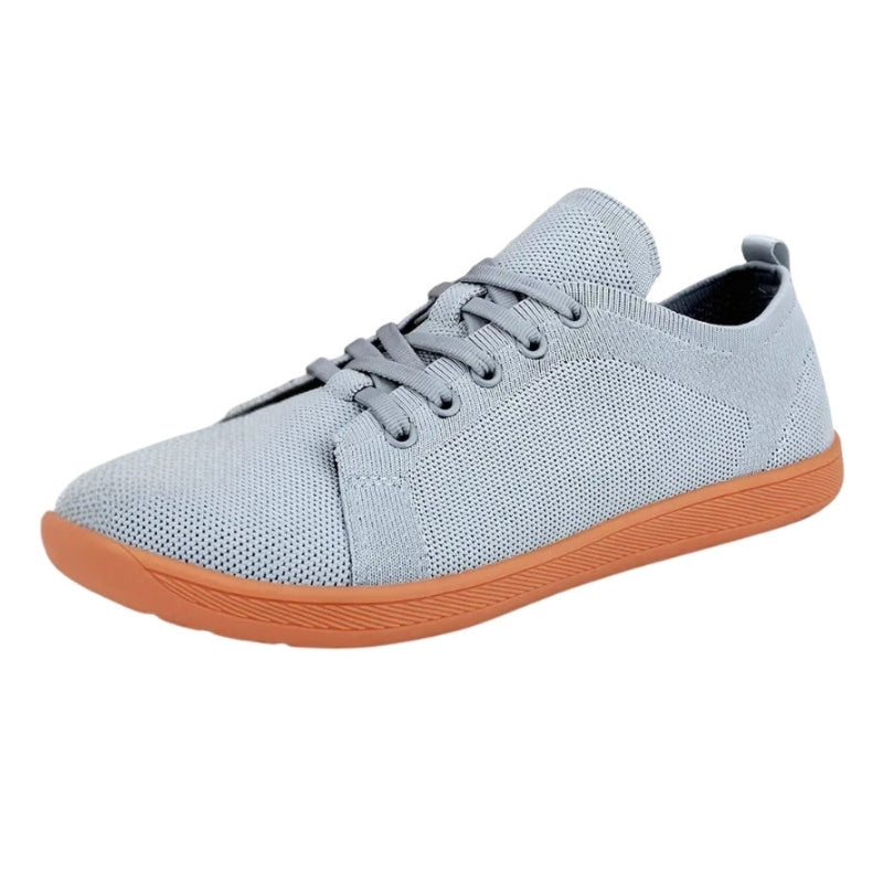 Jess - Scarpe barefoot traspiranti con punta larga e chiusura con lacci