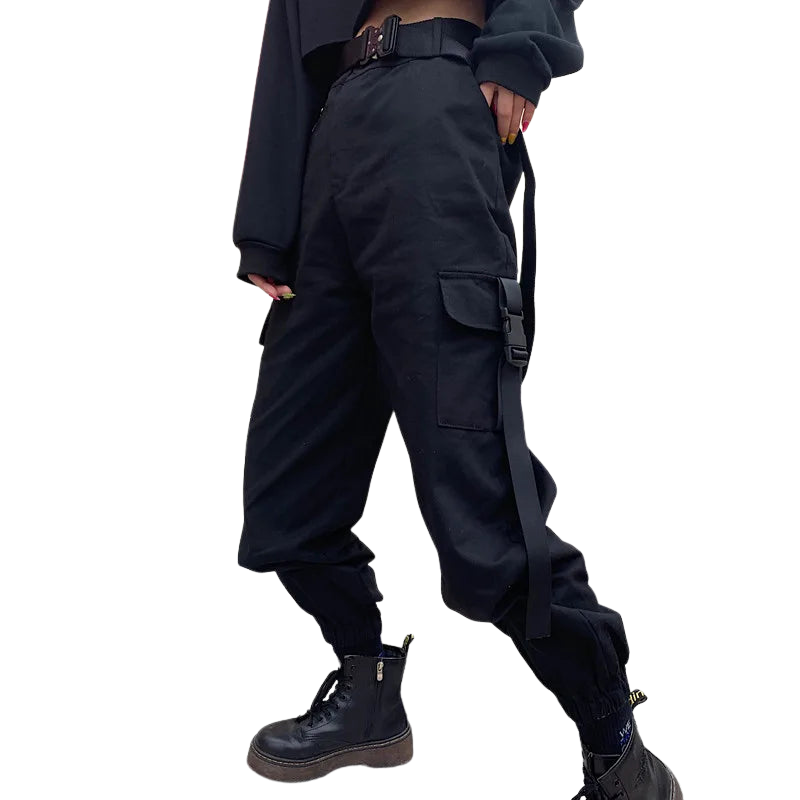 Josie – Pantaloni lunghi a vita alta con tasche