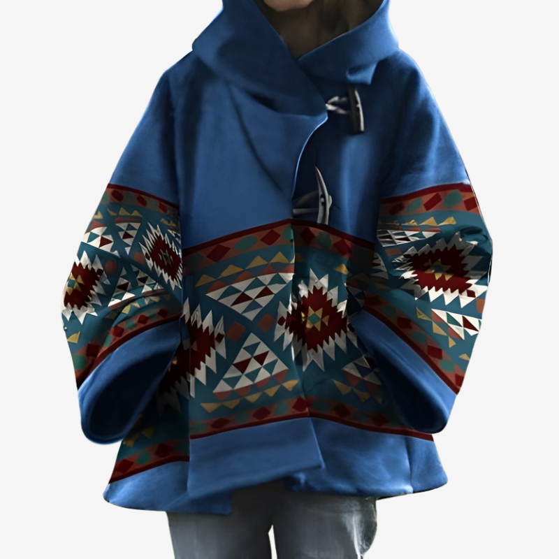 Victoria - Manteau à manches longues avec capuche et poche latérale