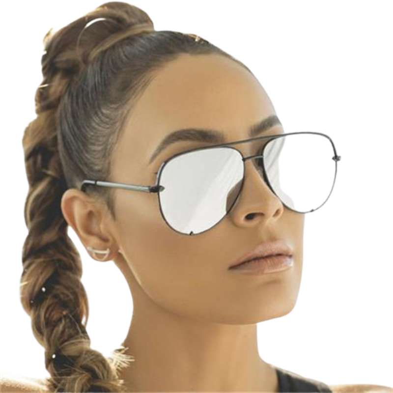 SkyShade – Ochelari de soare aviator cu ramă metalică și lentile rezistente la zgârieturi