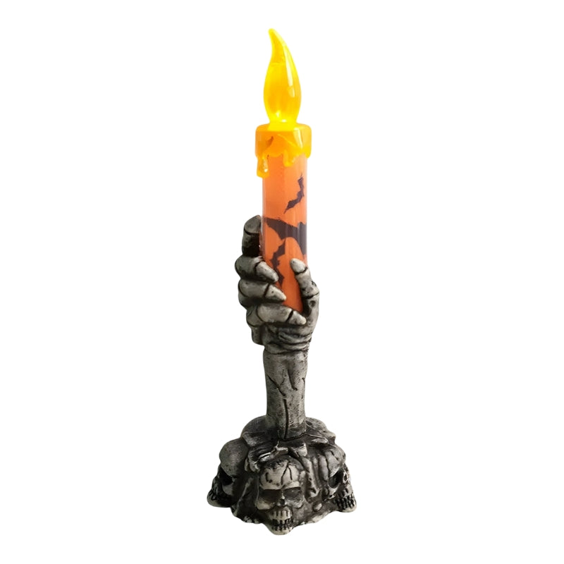 SpookHand – LED świeca szkieletowa w kształcie ducha na dekorację Halloween