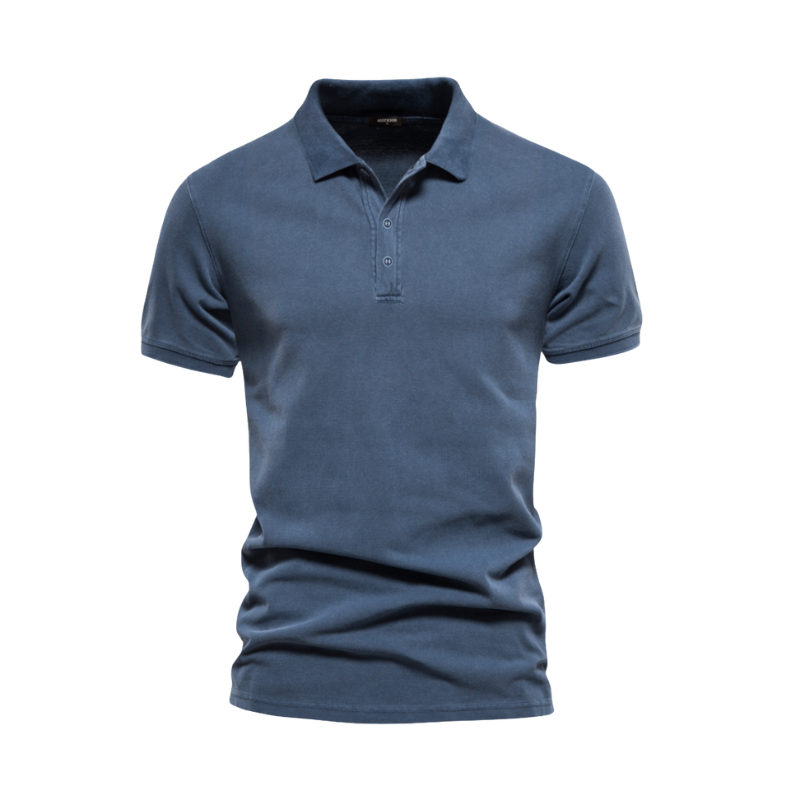 Edward – Polo à manches courtes avec col classique retourné