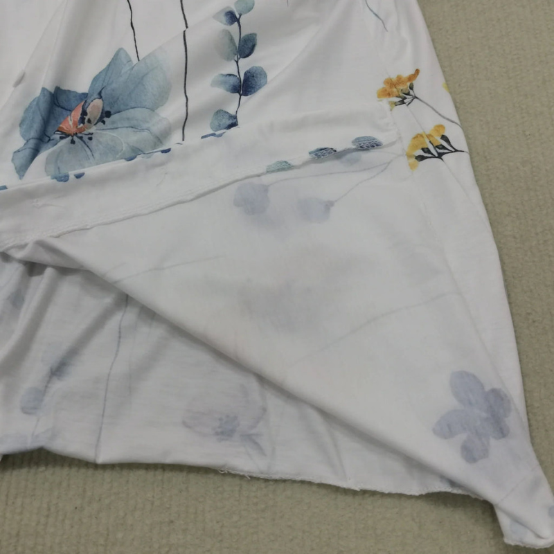 Seraphine – Bluza brodată cu guler plisat și mâneci evazate