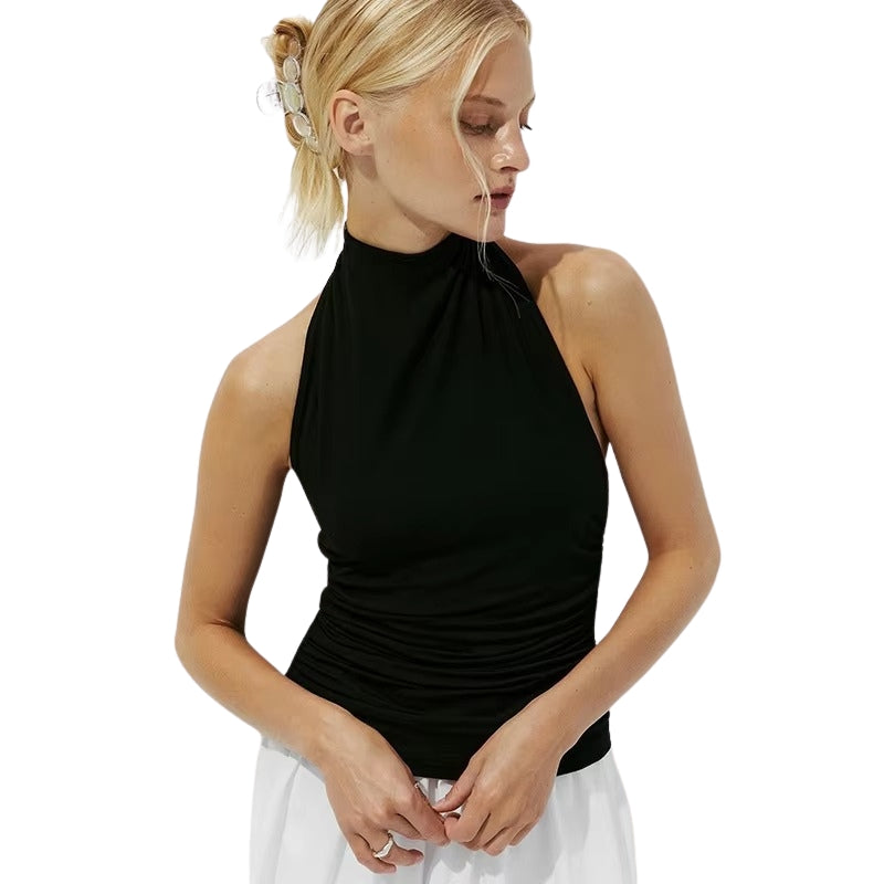 Grace – Top Moderno Senza Maniche con Schiena Scoperta