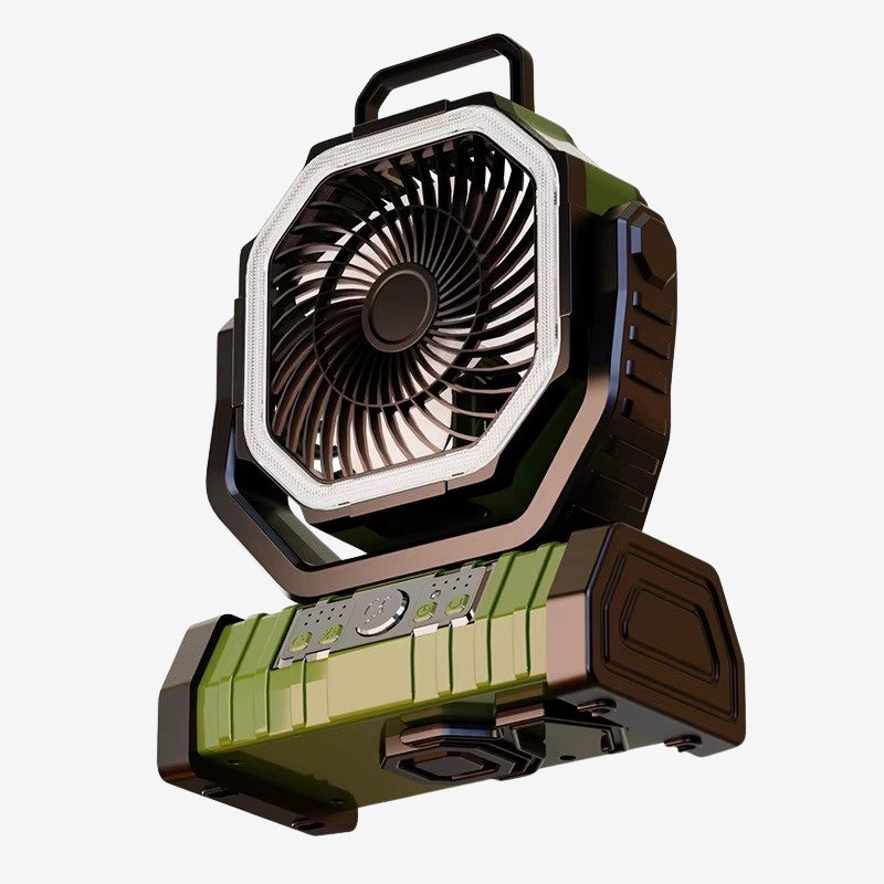 BreezeHub – Wentylator 3 w 1 z powerbankiem i światłem LED