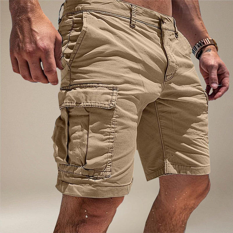 Grant – Shorts cargo multi-poches à coupe ample