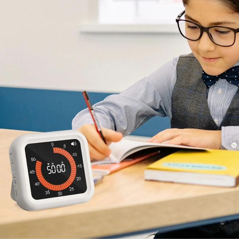 EcoTimer - Digitaal Timer met Verstelbaar Volume en Oplaadbaar Ontwerp