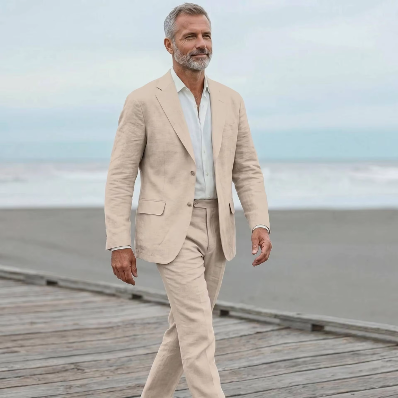Men's 2 Piece Blazer Suit Set