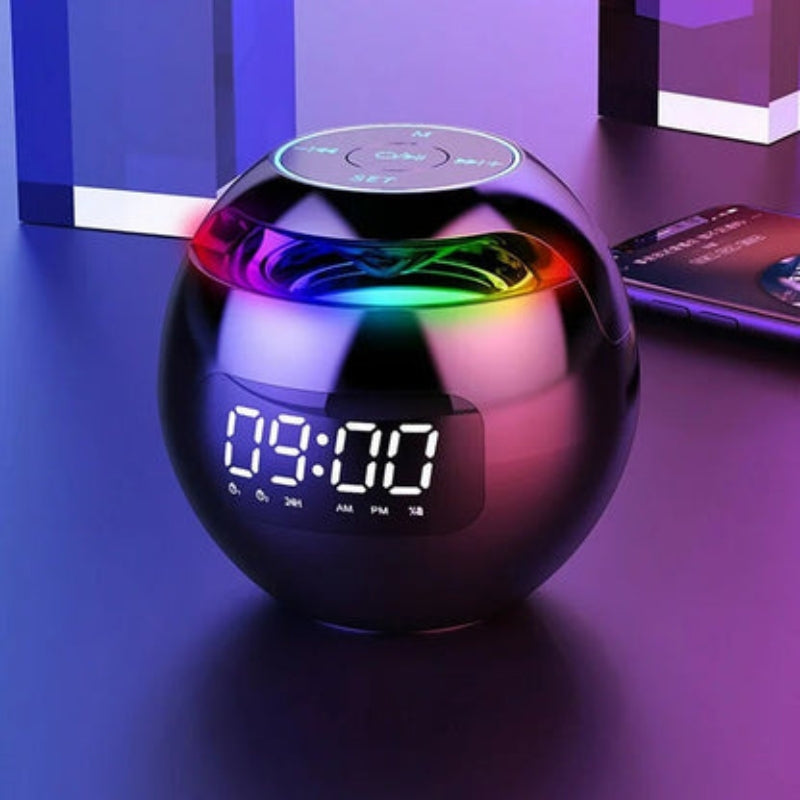 EchoBall – Réveil LED avec affichage digital et design sphérique